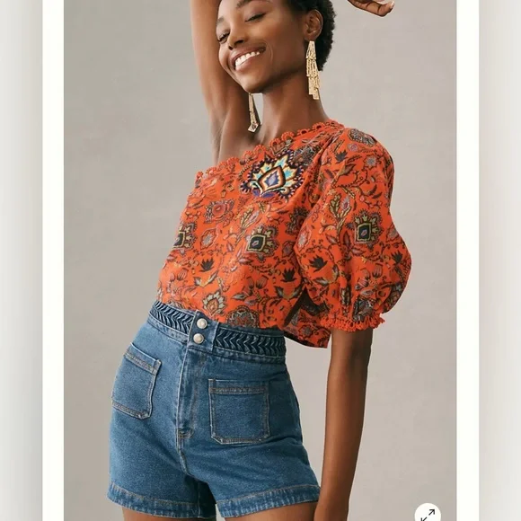 Farm Rio One-Shoulder Crop Top ✨ Host Pick ✨ - Picture 5 of 10